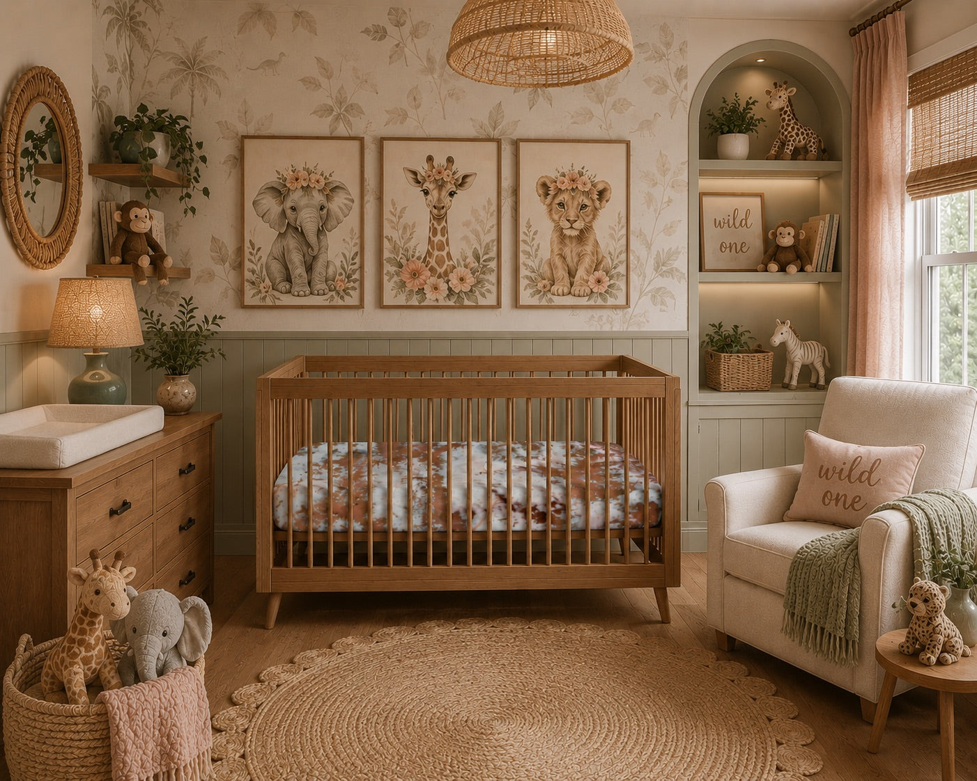 Golden Dune  — 19 Momme,  100% Mulberry Silk, Standard Crib Sheet