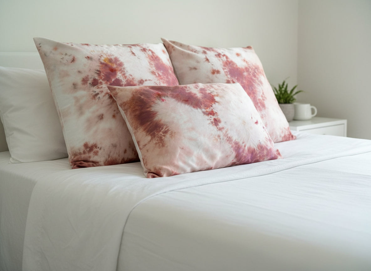 Sunset Sorbet — 25 Momme, 100% Mulberry Silk, Zippered Pillowcase