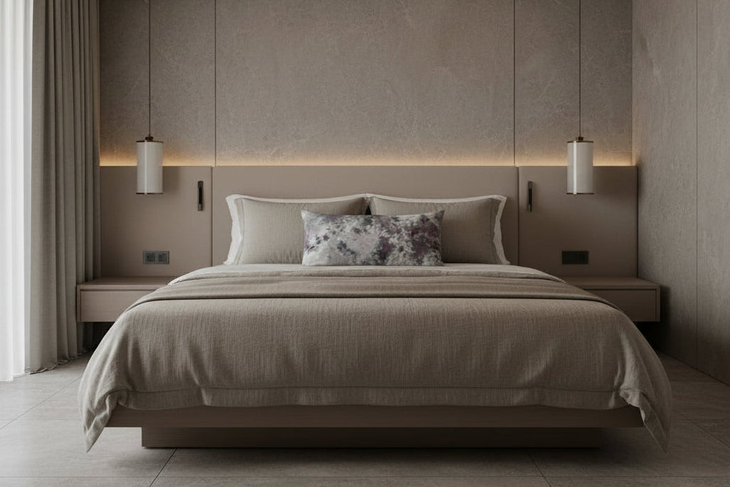 Lunar Lullaby  — 25 Momme, 100% Mulberry Silk, Zippered Pillowcase