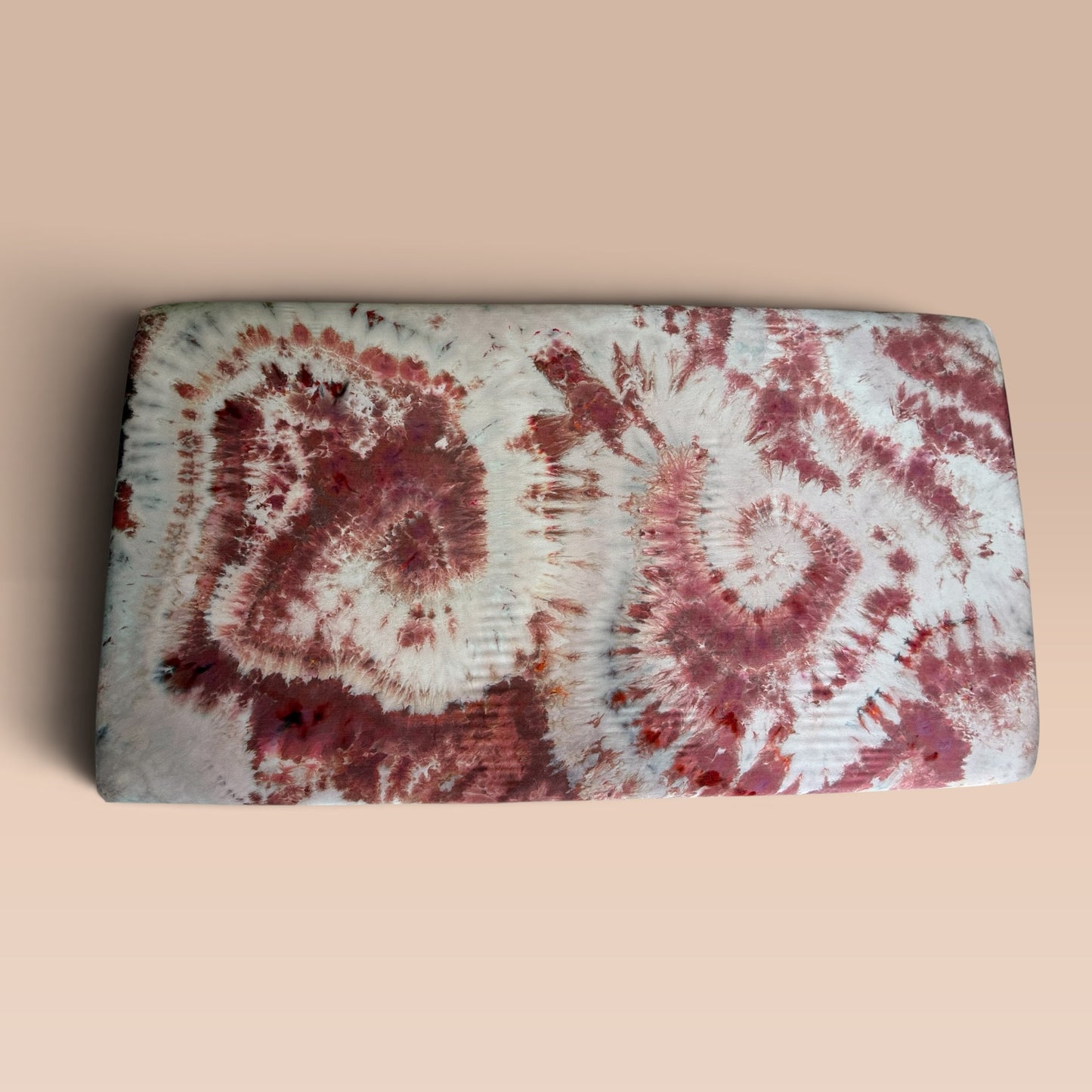 Sunset Sorbet  — 19 Momme,  100% Mulberry Silk, Standard Crib Sheet