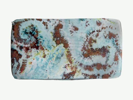Ice Volcano — 19 Momme, 100% Mulberry Silk, Standard Crib Sheet